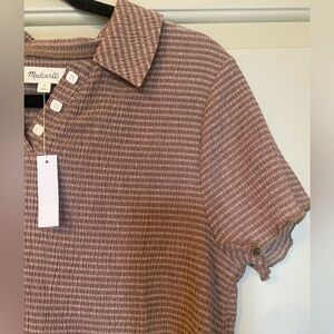 Madewell Lightweight collared t shirt